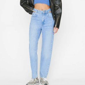 Frame Le High 'N' Tight Straight Cut Out Jeans